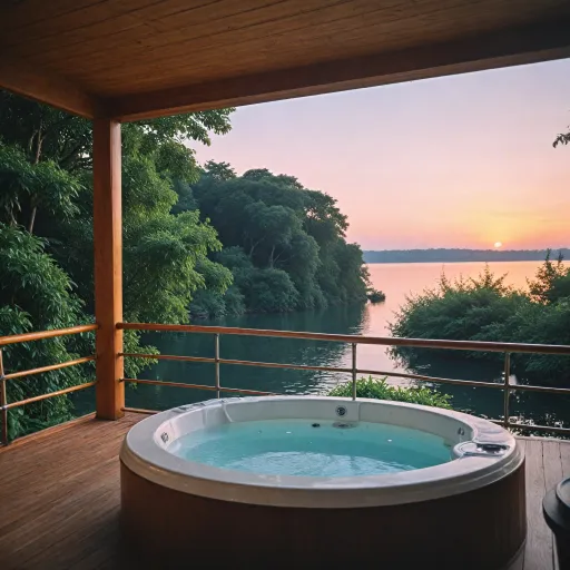 Experience refined comfort: luxury houseboat with jacuzzi for an unforgettable escape