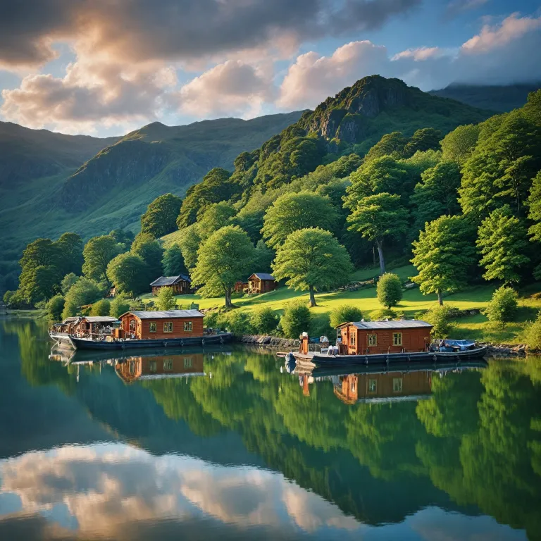 Experience refined luxury on houseboats in the Lake District