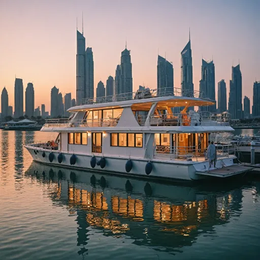 Premium houseboat Dubai: Elevating your stay with luxury yacht and boat experiences