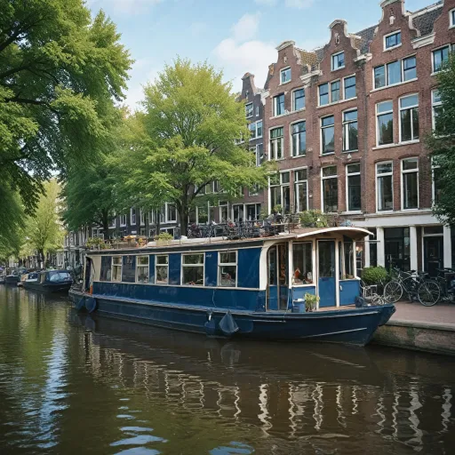 Experience the elegance of an Amsterdam house boat stay: luxury and premium floating homes on the canals
