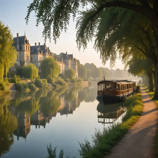 Loire river cruises aboard elegant houseboats for a royal valley escape