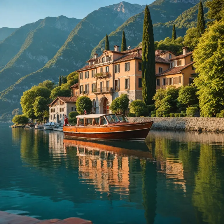 Elegant taxi boat experiences on Lake Como for refined travelers