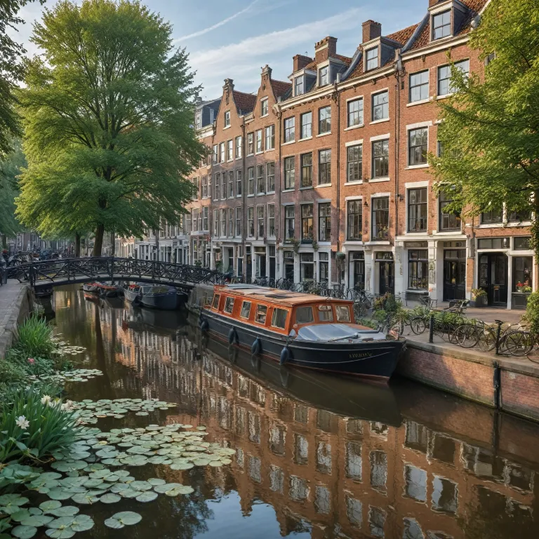 Elegant houseboat rentals in Amsterdam, Holland for a refined canal stay