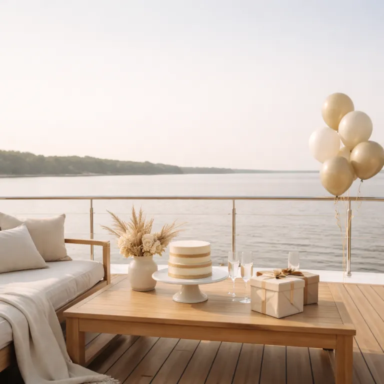 Elegant ways to celebrate a happy birthday on a boat in luxury houseboats