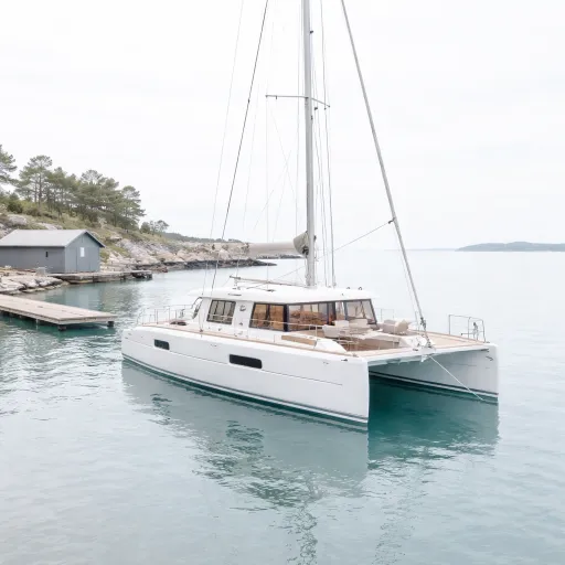 Lagoon 40 catamaran escapes for refined houseboat-style stays