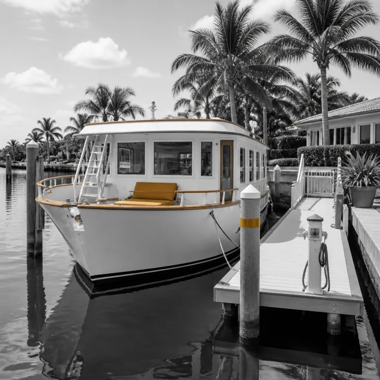 Is a boat slip real property in Florida when you book a luxury houseboat stay ?